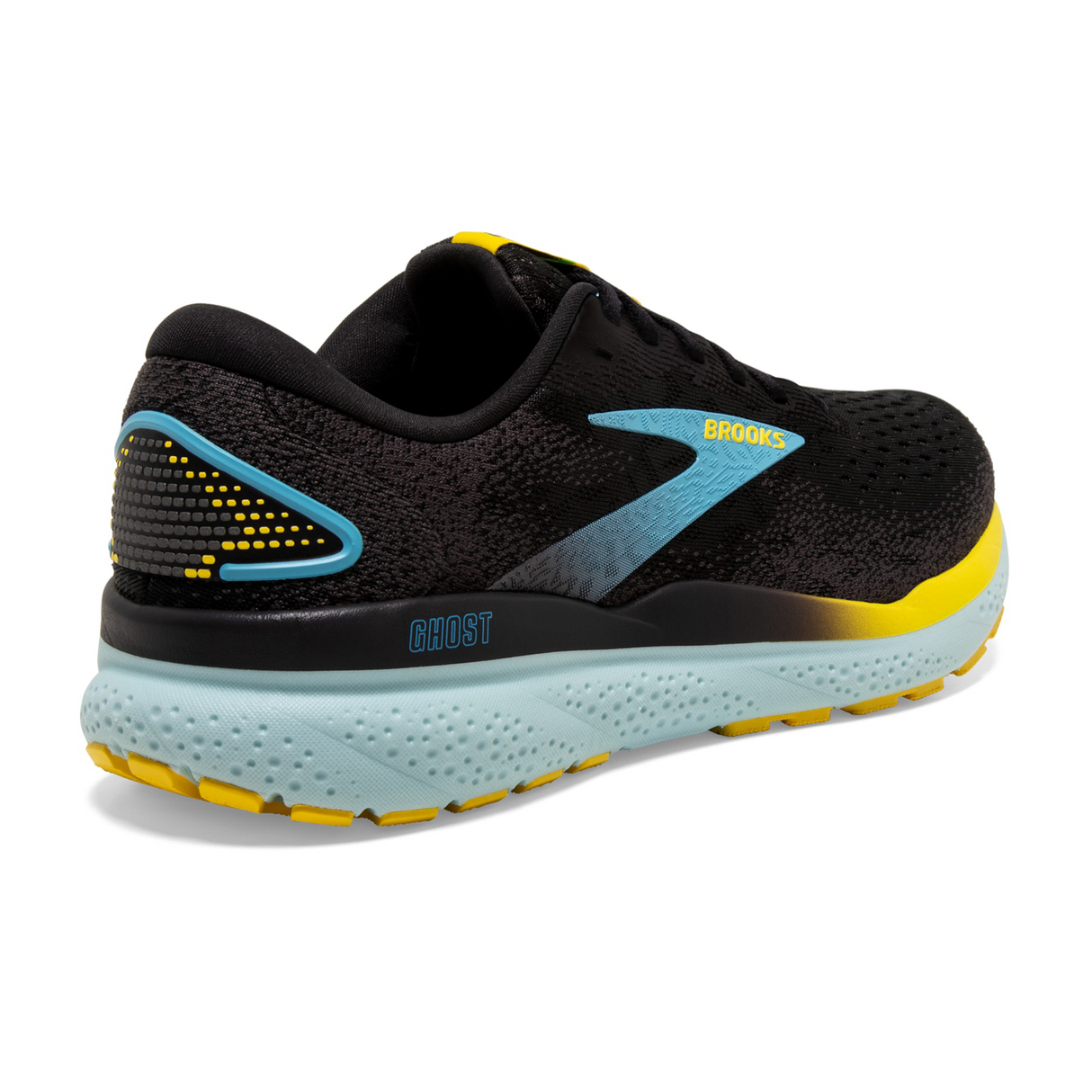 Brooks Ghost 16 (Men) Black/Forged Iron/Blue  - The Heel Shoe Fitters