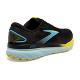 Brooks Ghost 16 Running Shoe (Men) - Black/Forged Iron/Blue Athletic - Running - Neutral - The Heel Shoe Fitters