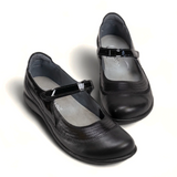 Naot Kirei Mary Jane (Women) - Shiny Black/Black Patent/Black Madras Dress-Casual - Mary Janes - The Heel Shoe Fitters