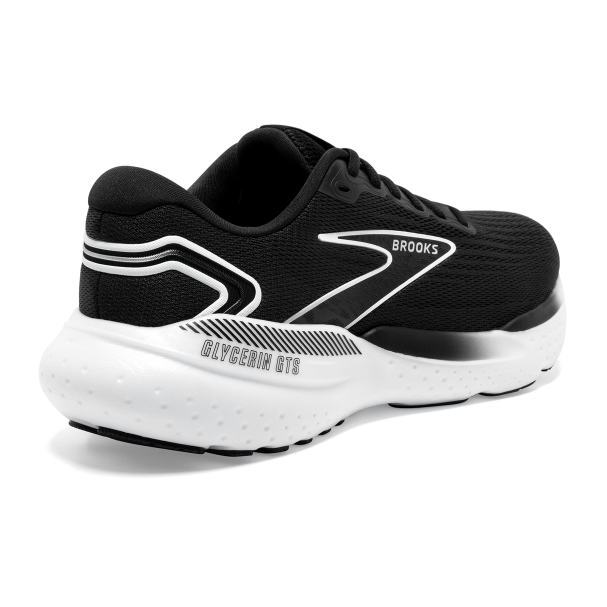 Brooks Glycerin GTS 21 Running Shoe (Men) - Black/Grey/White Athletic - Running - The Heel Shoe Fitters