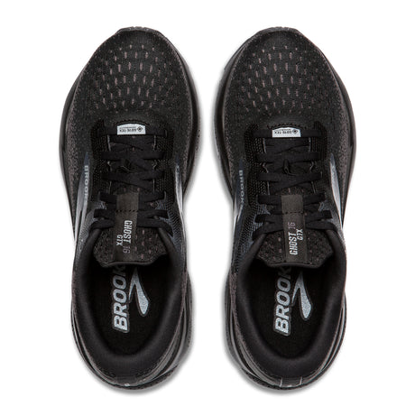 Brooks Ghost 16 GTX Running Shoe (Men) - Black/Black/Ebony Athletic - Running - Neutral - The Heel Shoe Fitters