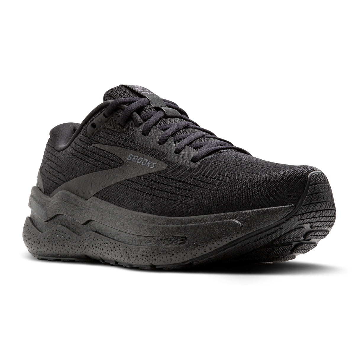 Brooks Ghost Max 2 Running Shoe (Men) - Black/Black/Ebony Athletic - Running - Cushion - The Heel Shoe Fitters