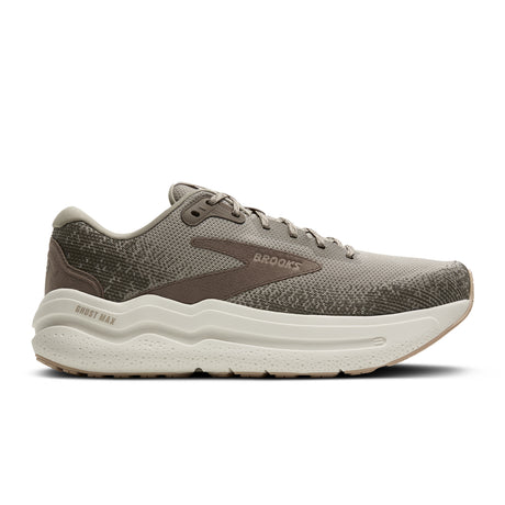 Brooks Ghost Max 2 Running Shoe (Men) - London Fog/Falcon/Coconut Athletic - Running - Cushion - The Heel Shoe Fitters