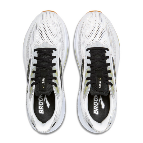 Brooks Ghost 17 Running Shoe (Men) - White/Black/Tea Athletic - Running - Neutral - The Heel Shoe Fitters