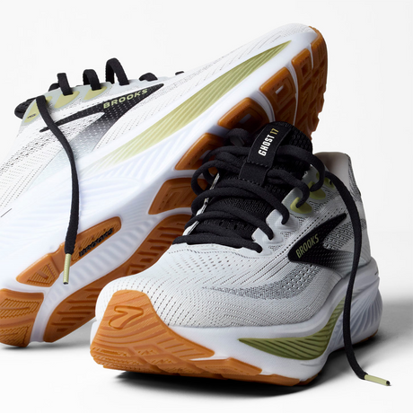 Brooks Ghost 17 Running Shoe (Men) - White/Black/Tea Athletic - Running - Neutral - The Heel Shoe Fitters