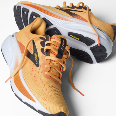 Brooks Ghost 17 Running Shoe (Men) - Blazing Orange/Yellow/Ebony Athletic - Running - Neutral - The Heel Shoe Fitters