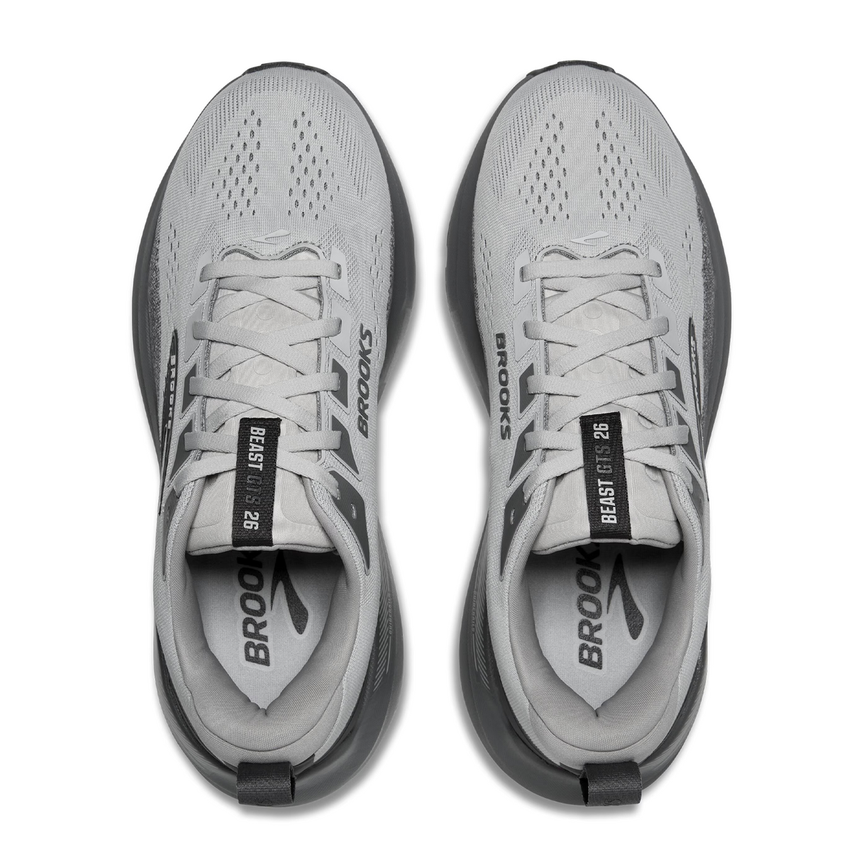 Brooks Beast GTS 26 Running Shoe (Men) - Gray/Gray/Blackened Pearl Athletic - Running - Motion Control - The Heel Shoe Fitters