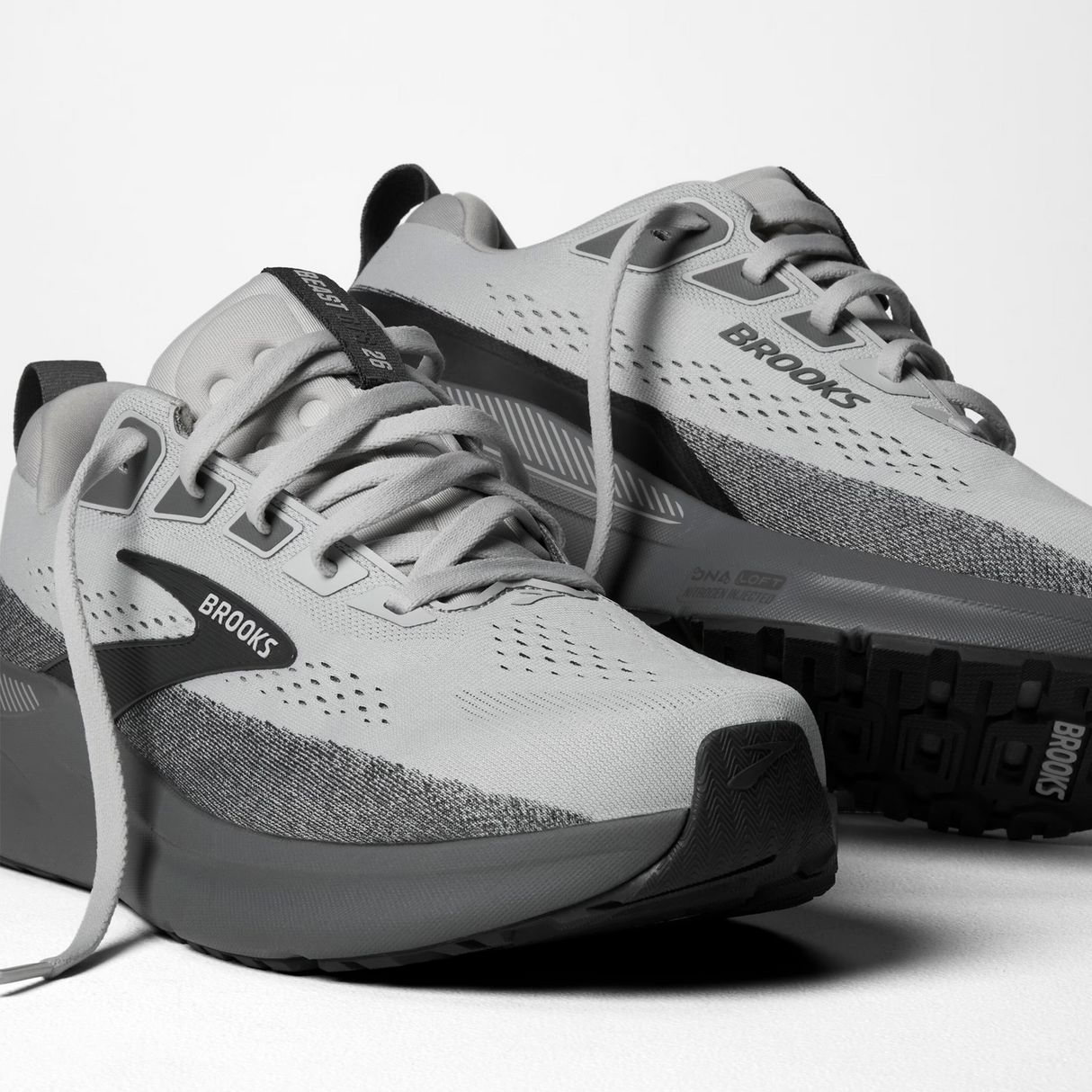 Brooks Beast GTS 26 Running Shoe (Men) - Gray/Gray/Blackened Pearl Athletic - Running - Motion Control - The Heel Shoe Fitters