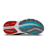 Brooks Ghost Max 3 Running Shoe (Men) - Primer Grey/Antarctica/Red Athletic - Running - Cushion - The Heel Shoe Fitters