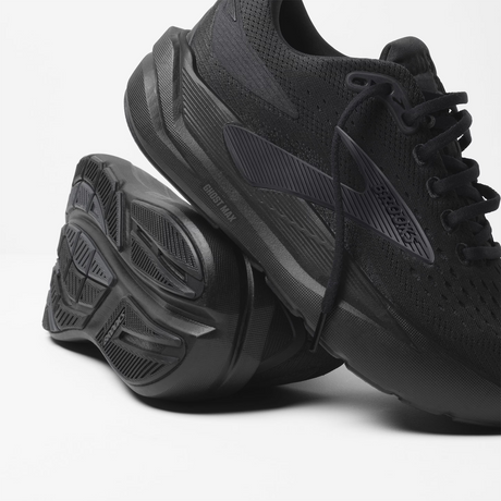 Brooks Ghost Max 3 Running Shoe (Men) - Black/Black/Ebony Athletic - Running - Cushion - The Heel Shoe Fitters