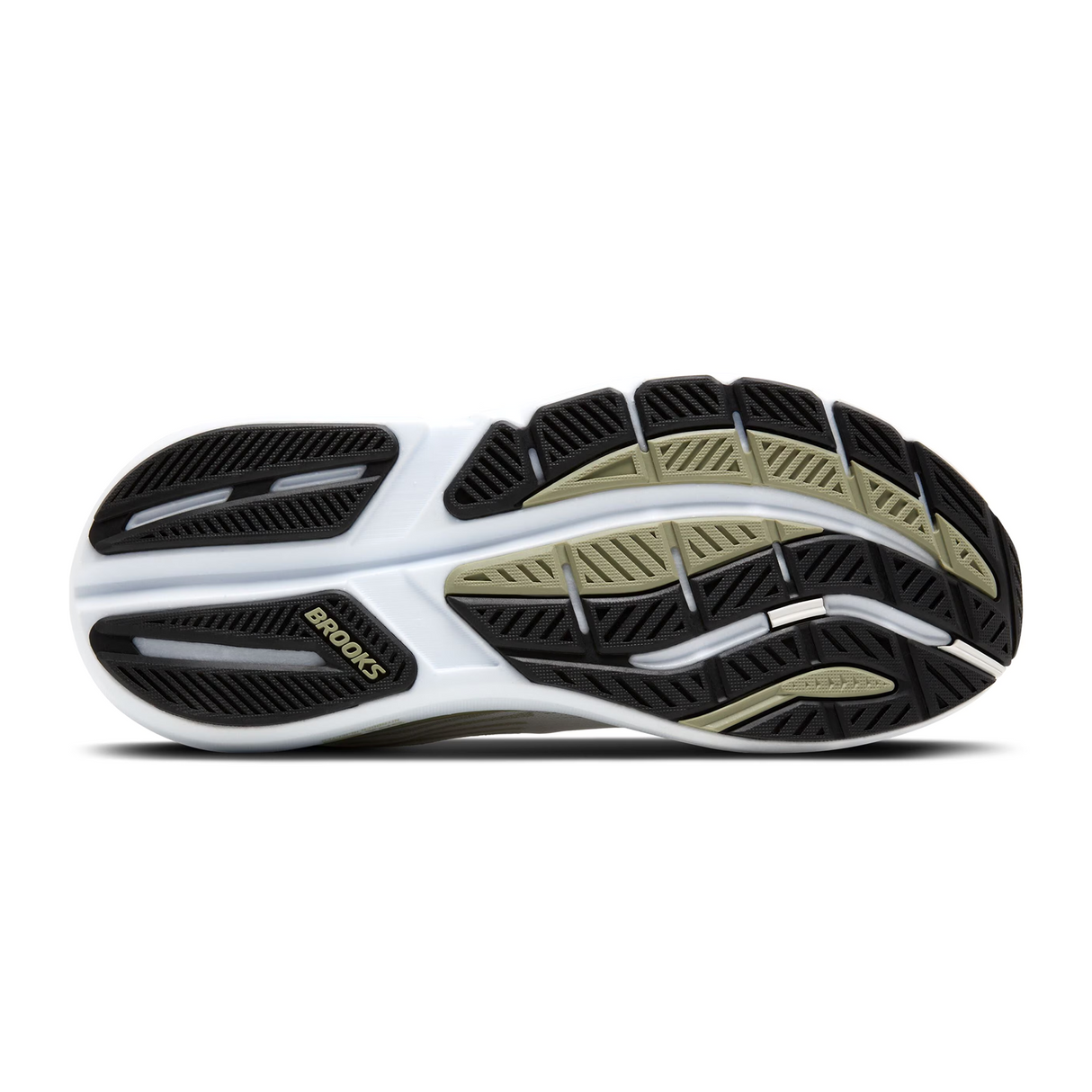 Brooks Ghost Max 3 Running Shoe (Men) - Bright White/Tea/Black Athletic - Running - Cushion - The Heel Shoe Fitters