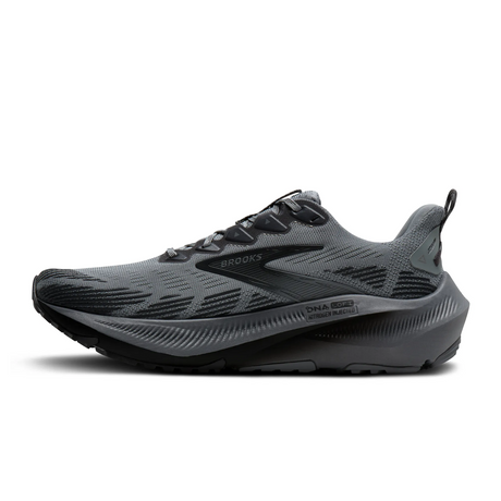 Brooks Ghost Trail Running Shoe (Men) - Gray/Gray/Blackened Pearl Athletic - Running - Trail - The Heel Shoe Fitters
