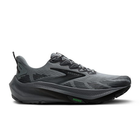 Brooks Ghost Trail Running Shoe (Men) - Gray/Gray/Blackened Pearl Athletic - Running - Trail - The Heel Shoe Fitters