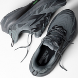 Brooks Ghost Trail Running Shoe (Men) - Gray/Gray/Blackened Pearl Athletic - Running - Trail - The Heel Shoe Fitters