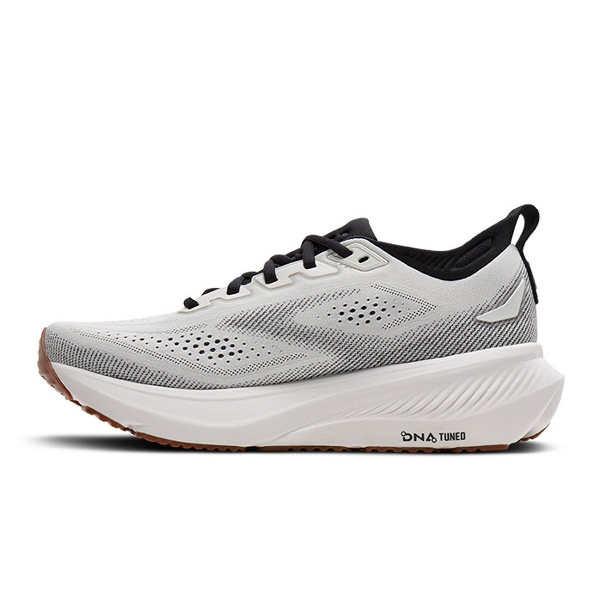 Brooks Glycerin 23 Running Shoe (Men) - White/Black/Biscuit