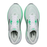 Brooks Ghost 18 Running Shoe (Men) - White/Spring Bud/Spruce Athletic - Running - Neutral - The Heel Shoe Fitters
