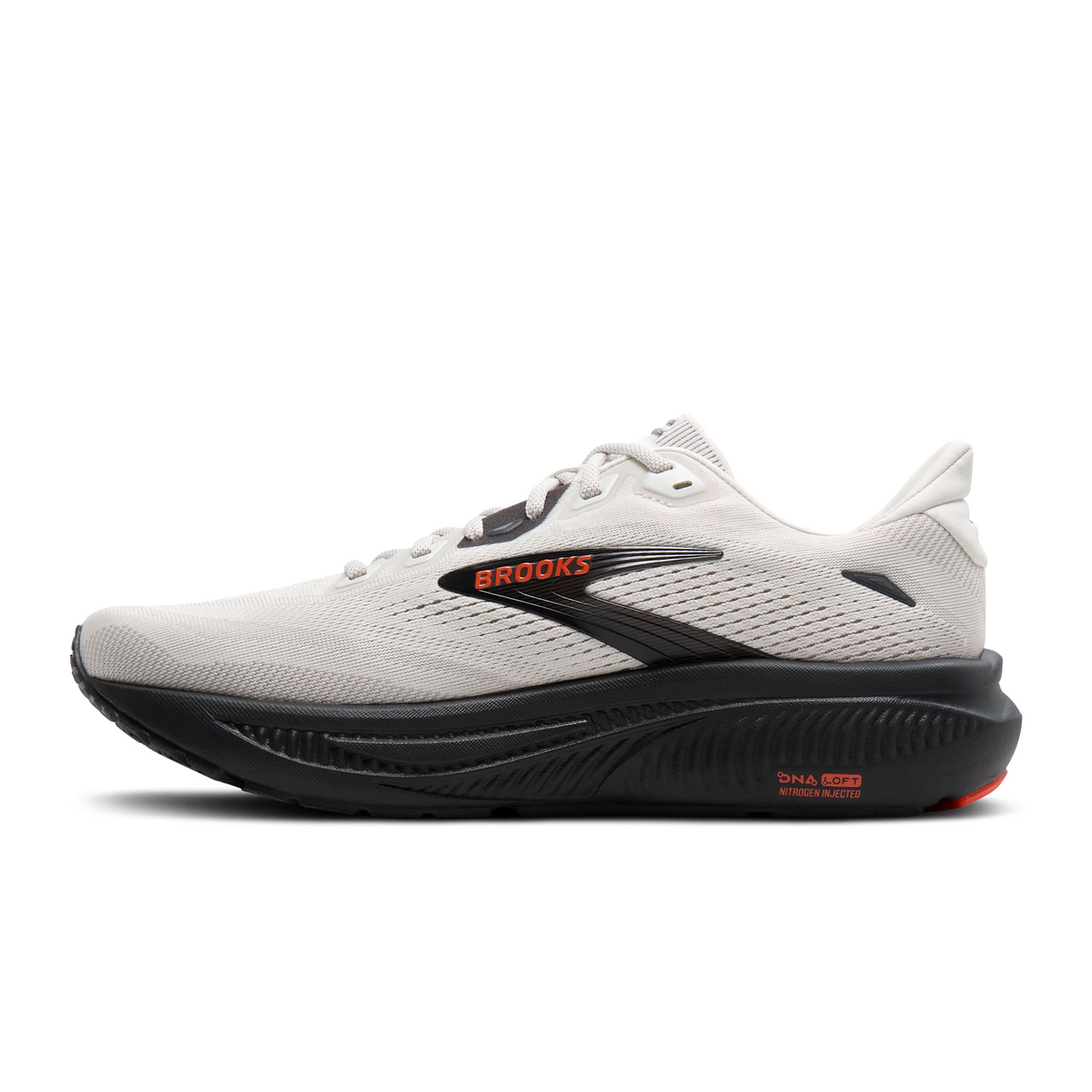 Brooks Ghost 18 Running Shoe (Men) - Coconut/Pearl/Tigerlily Athletic - Running - Neutral - The Heel Shoe Fitters