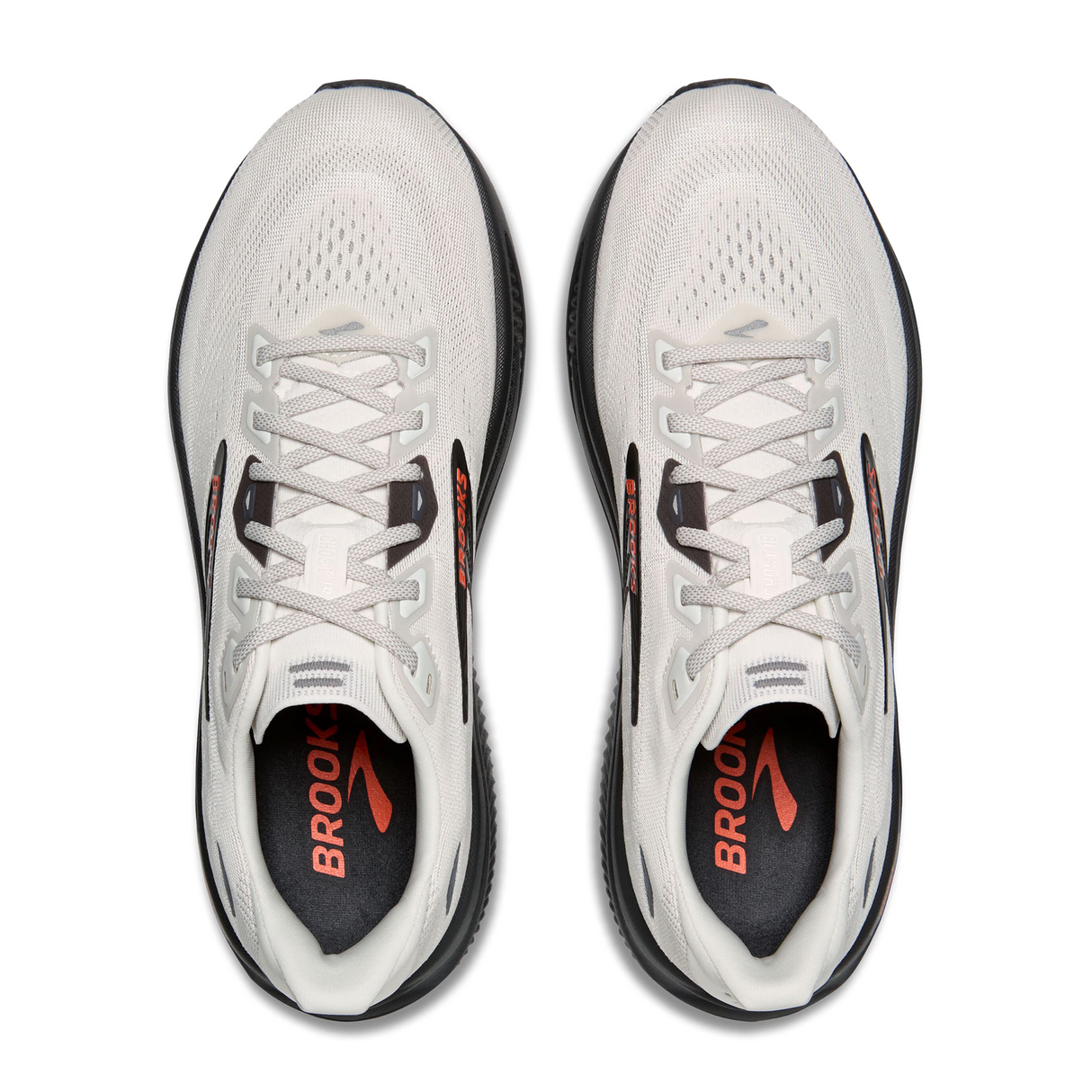 Brooks Ghost 18 Running Shoe (Men) - Coconut/Pearl/Tigerlily Athletic - Running - Neutral - The Heel Shoe Fitters