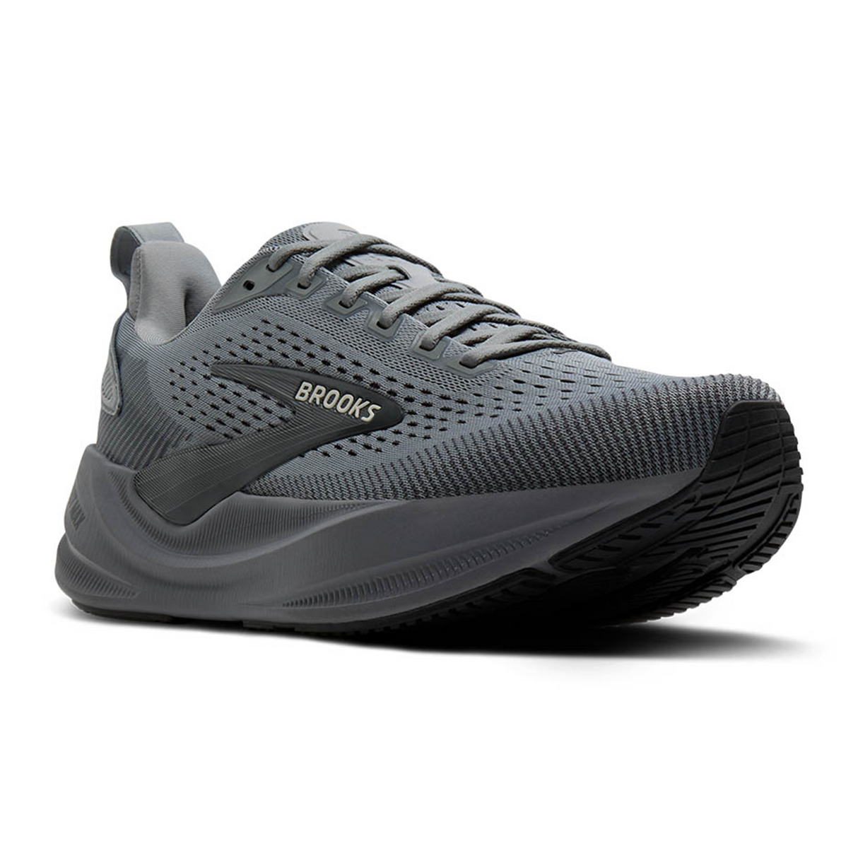 Brooks Ghost Max 4 Running Shoe (Men) - Grey/Grey/Ebony