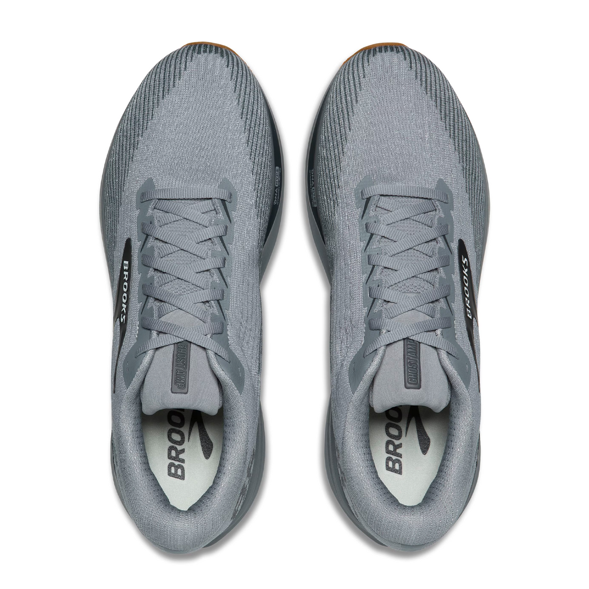 Brooks Ghost Amp Running Shoe (Men) - Primer/Ebony/Oyster