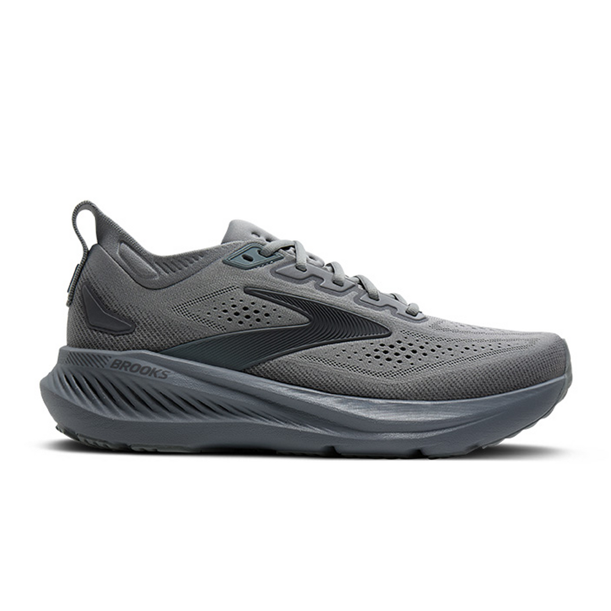Brooks Adrenaline GTS 23 Running Shoes Oyster Ebony Alloy Mens 8.5 Wide Gray Brooks Glycerin GTS 23 Running Shoe (Men) - Grey/Blackened  main image 4
