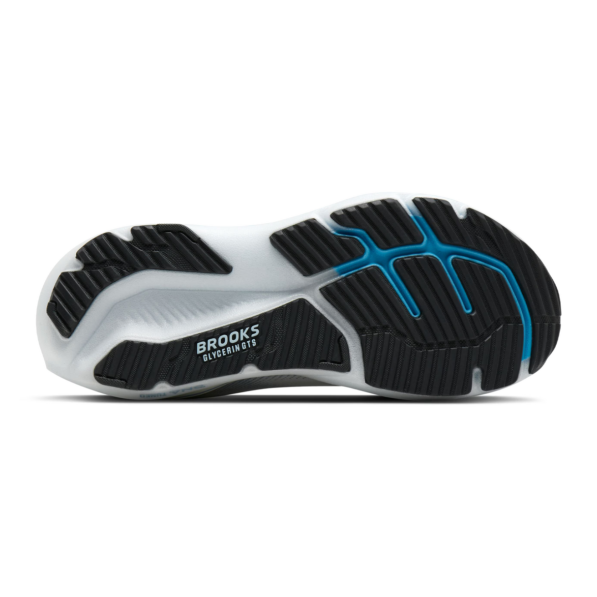 Brooks Glycerin GTS 23 Running Shoe (Men) - White/Rain/Baltic Sea
