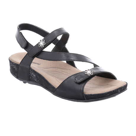 Romika Fidschi 54 Backstrap Sandal (Women) - Black Sandal - Backstrap - The Heel Shoe Fitters