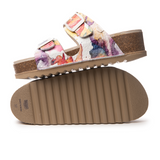 On Foot Aurora (Women) - Flowers Sandals - Slide - The Heel Shoe Fitters