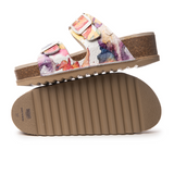 On Foot Aurora Slide Sandal (Women) - Flowers Sandal - Slide - The Heel Shoe Fitters