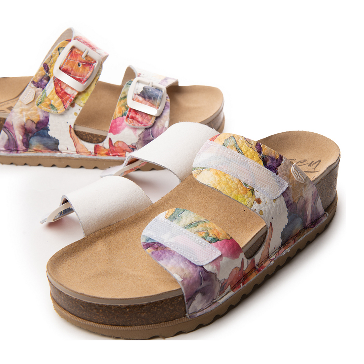 On Foot Aurora Slide Sandal (Women) - Flowers Sandal - Slide - The Heel Shoe Fitters