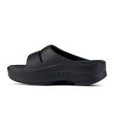 Oofos OOmega OOahh Slide Sandal (Women) - Black Sandals - Slide - The Heel Shoe Fitters