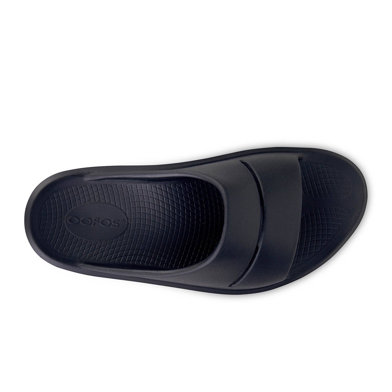 Oofos OOmega OOahh Slide Sandal (Women) - Black – The Heel Shoe