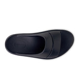 Oofos OOmega OOahh Slide Sandal (Women) - Black Sandals - Slide - The Heel Shoe Fitters