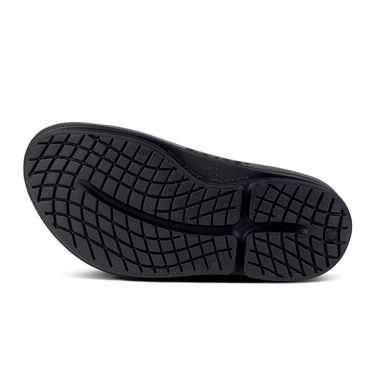 Oofos OOmega OOahh Slide Sandal (Women) - Black Sandals - Slide - The Heel Shoe Fitters