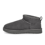 UGG® Classic Ultra Mini (Women) - Grey Boots - Casual - Low - The Heel Shoe Fitters