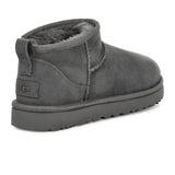 UGG® Classic Ultra Mini (Women) - Grey Boots - Casual - Low - The Heel Shoe Fitters