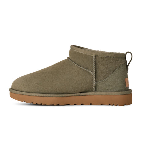 UGG® Classic Ultra Mini (Women) - Moss Green/Amphora Boots - Casual - Low - The Heel Shoe Fitters