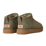 UGG® Classic Ultra Mini (Women) - Moss Green/Amphora Boots - Casual - Low - The Heel Shoe Fitters
