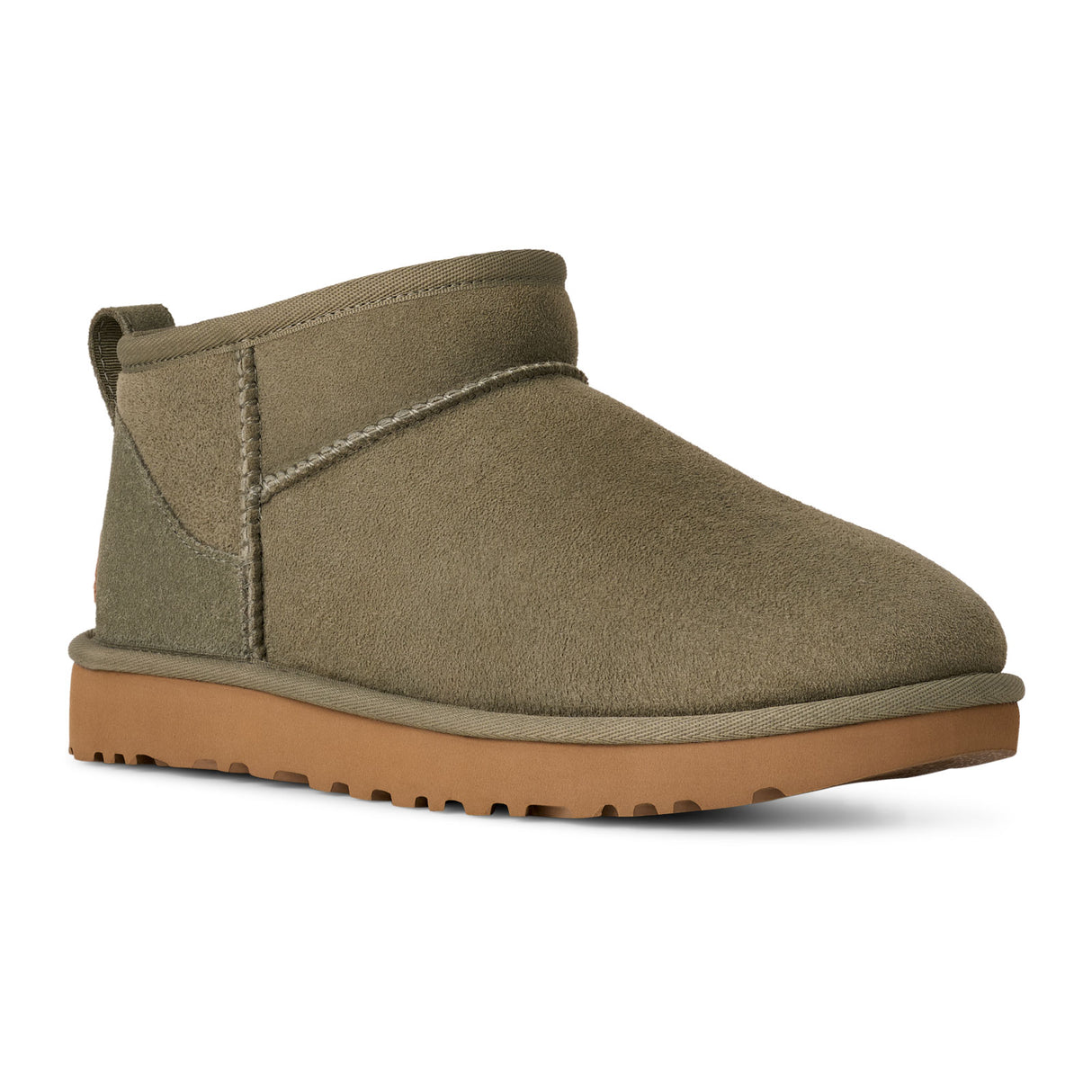 UGG® Classic Ultra Mini (Women) - Moss Green/Amphora Boots - Casual - Low - The Heel Shoe Fitters