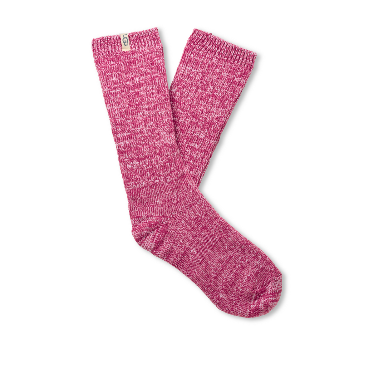 UGG® Rib Knit Slouchy Crew Sock 3 Pack (Women) - Chroma Pink/Putty/Wild Grape Accessories - Socks - Lifestyle - The Heel Shoe Fitters
