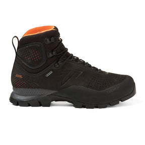 Tecnica Forge GTX Mid Hiking Boot (Men) - Black/Orange Leather Boots - Hiking - Mid - The Heel Shoe Fitters