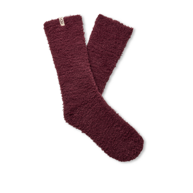 UGG® Teddi Cozy Crew Sock (Women) - Wild Grape Accessories - Socks - Lifestyle - The Heel Shoe Fitters