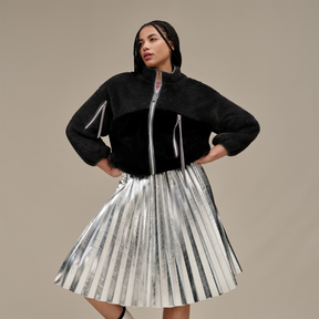 UGG® Marlene Sherpa Jacket II (Women) - Black Apparel - Top - Sweatshirt - The Heel Shoe Fitters