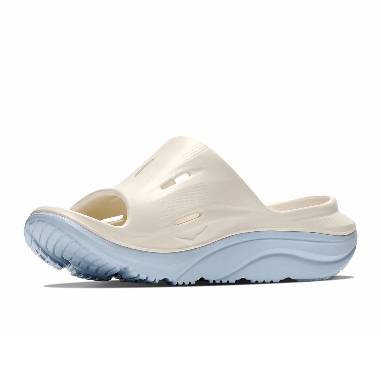 Hoka Ora Recovery Slide 3 (Unisex) - Alabaster/Ambient Blue
