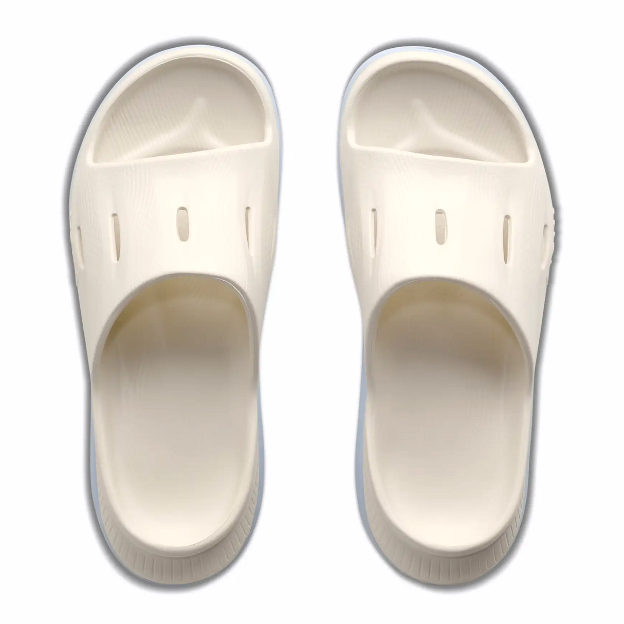 Hoka Ora Recovery Slide 3 (Unisex) - Alabaster/Ambient Blue