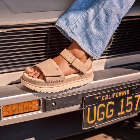 UGG® Goldenstar (Women) - Driftwood Sandals - Backstrap - The Heel Shoe Fitters