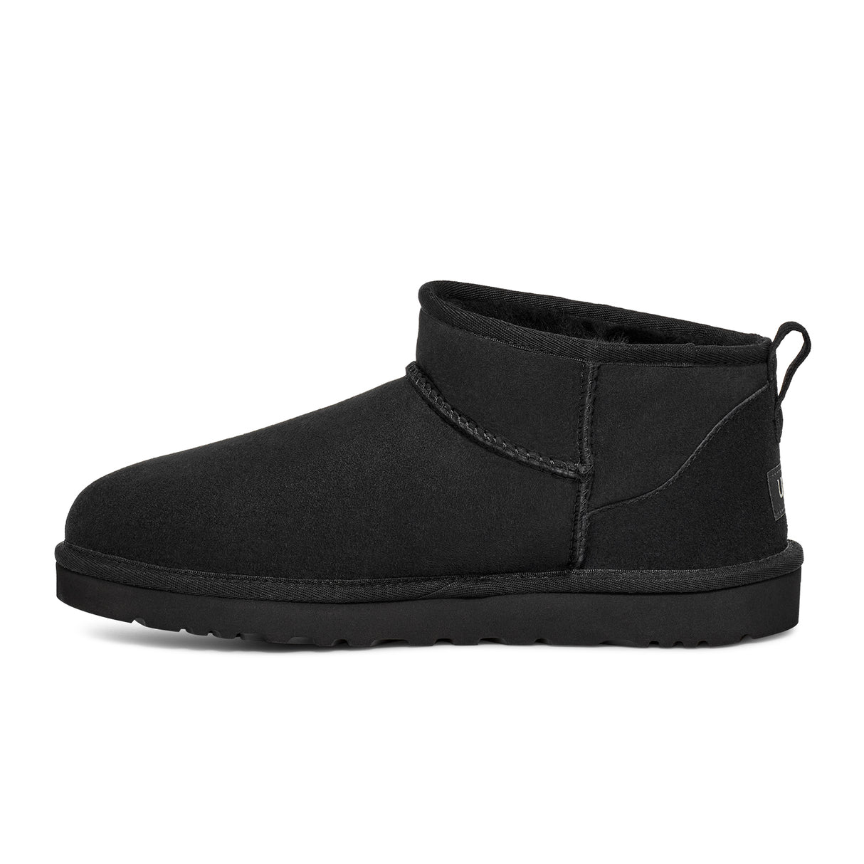 UGG® Classic Ultra Mini (Men) - Black Boots - Casual - Low - The Heel Shoe Fitters