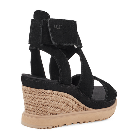 UGG® Ileana Ankle (Women) - Black Sandals - Heel/Wedge - The Heel Shoe Fitters