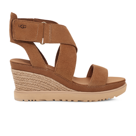 UGG® Ileana Ankle (Women) - Chestnut Sandals - Heel/Wedge - The Heel Shoe Fitters