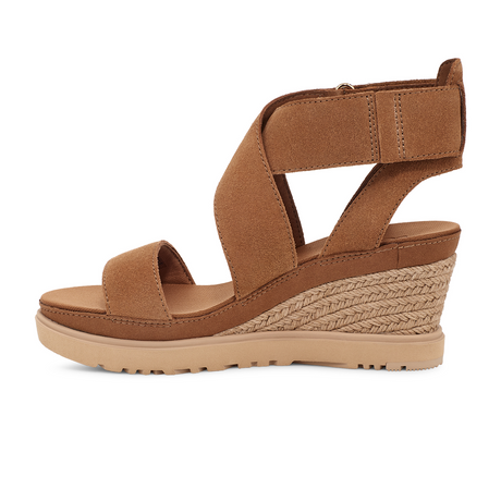 UGG® Ileana Ankle (Women) - Chestnut Sandals - Heel/Wedge - The Heel Shoe Fitters